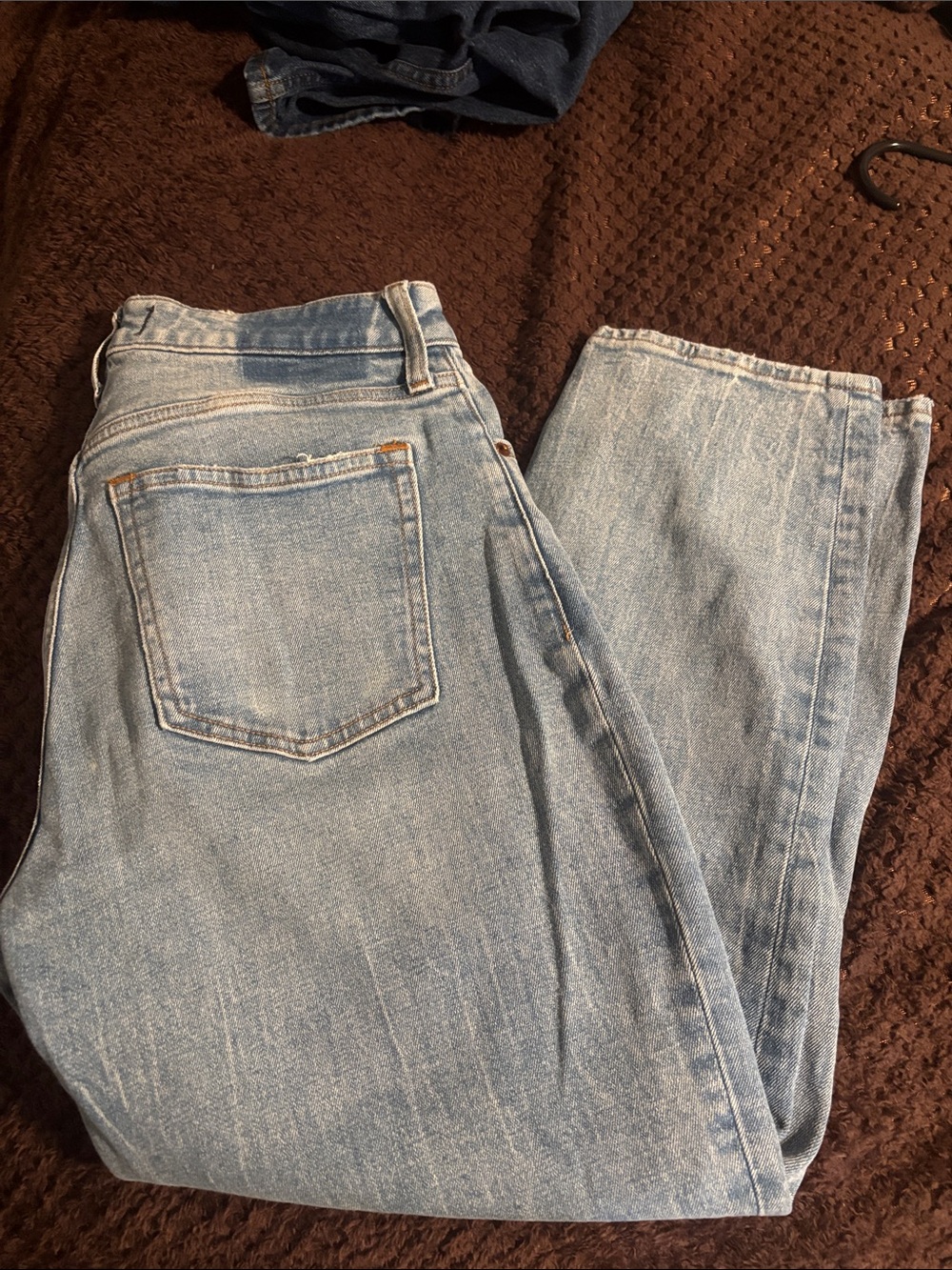 Abercrombie & Fitch Light Blue Straight-Leg Jeans